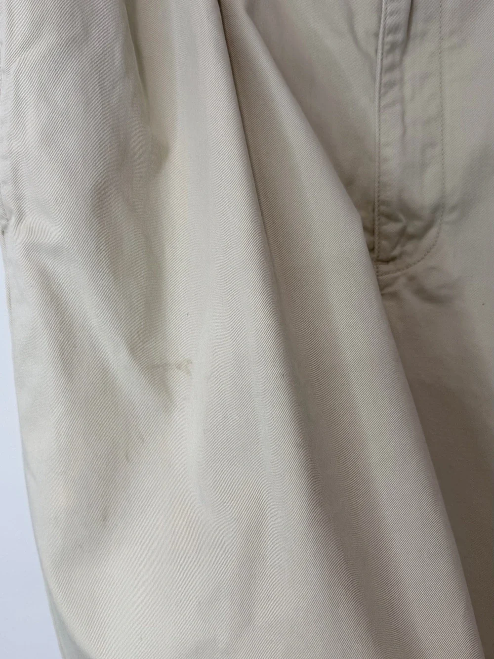 Polo Ralph Lauren Tyler Chino Shorts Men’s Beige Pleated Cotton Size 34